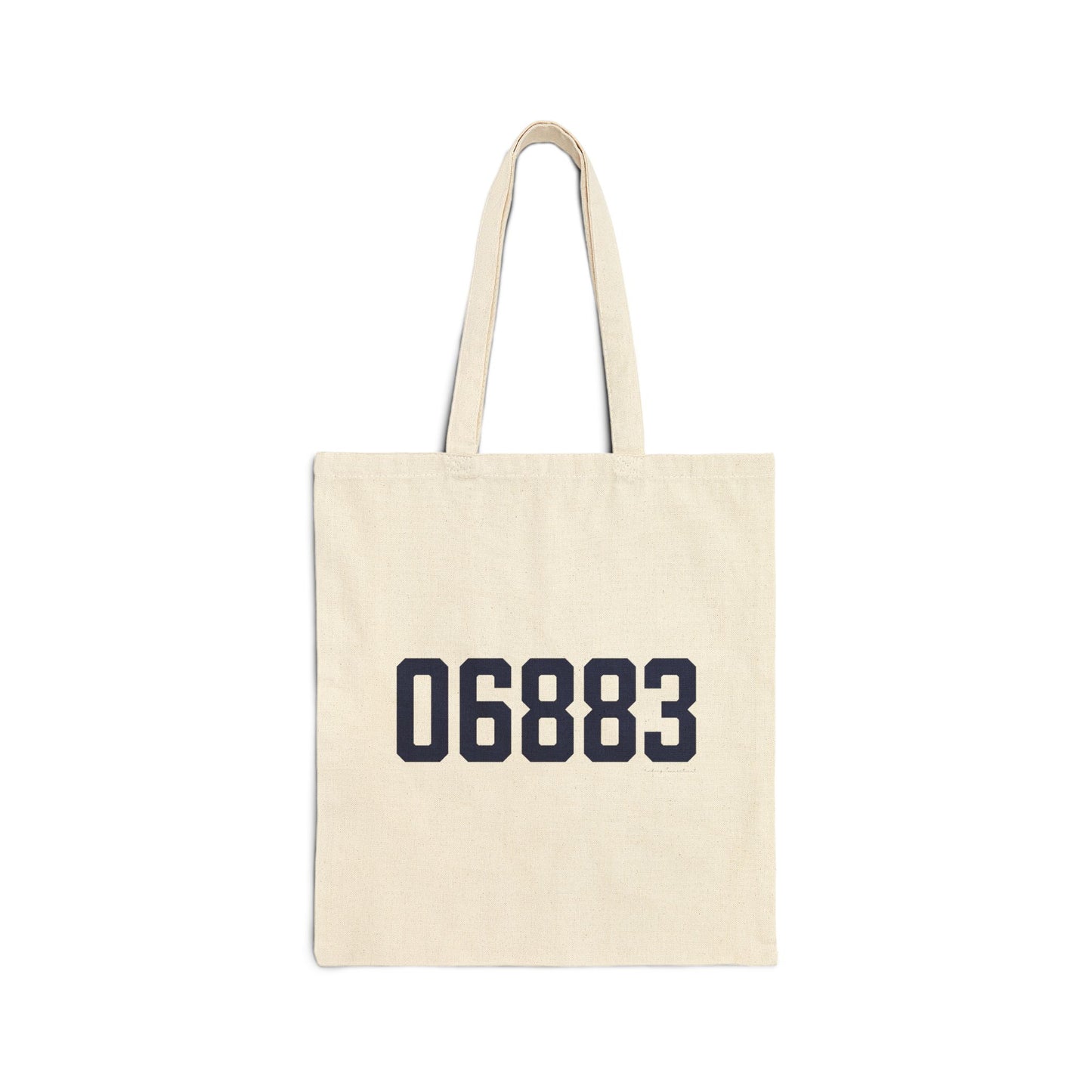 06883 Weston Connecticut Zip Code Cotton Canvas Tote Bag