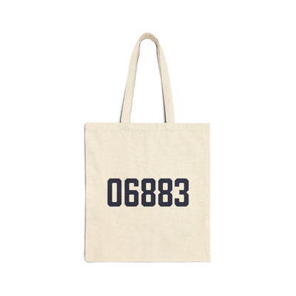 06883 Weston Connecticut Zip Code Cotton Canvas Tote Bag