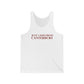Just a kid from Canterbury Unisex Jersey Tank Top