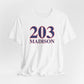 203 Madison Red White & Blue Unisex Jersey Short Sleeve T-Shirt