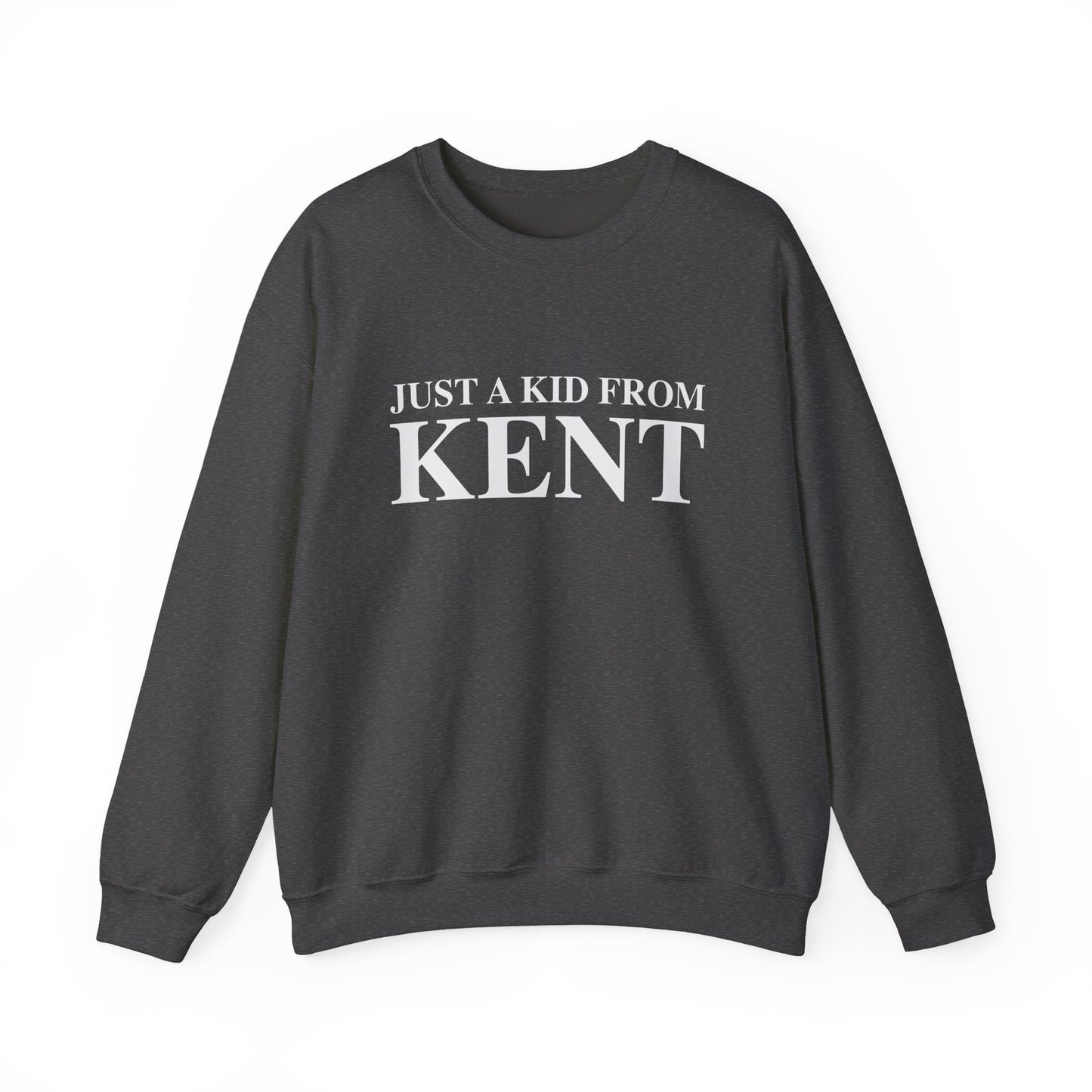 Just a kid from Kent Unisex Heavy Blend™ Crewneck Sweatshirt