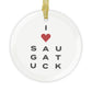 Saugatuck Vision Glass Ornaments