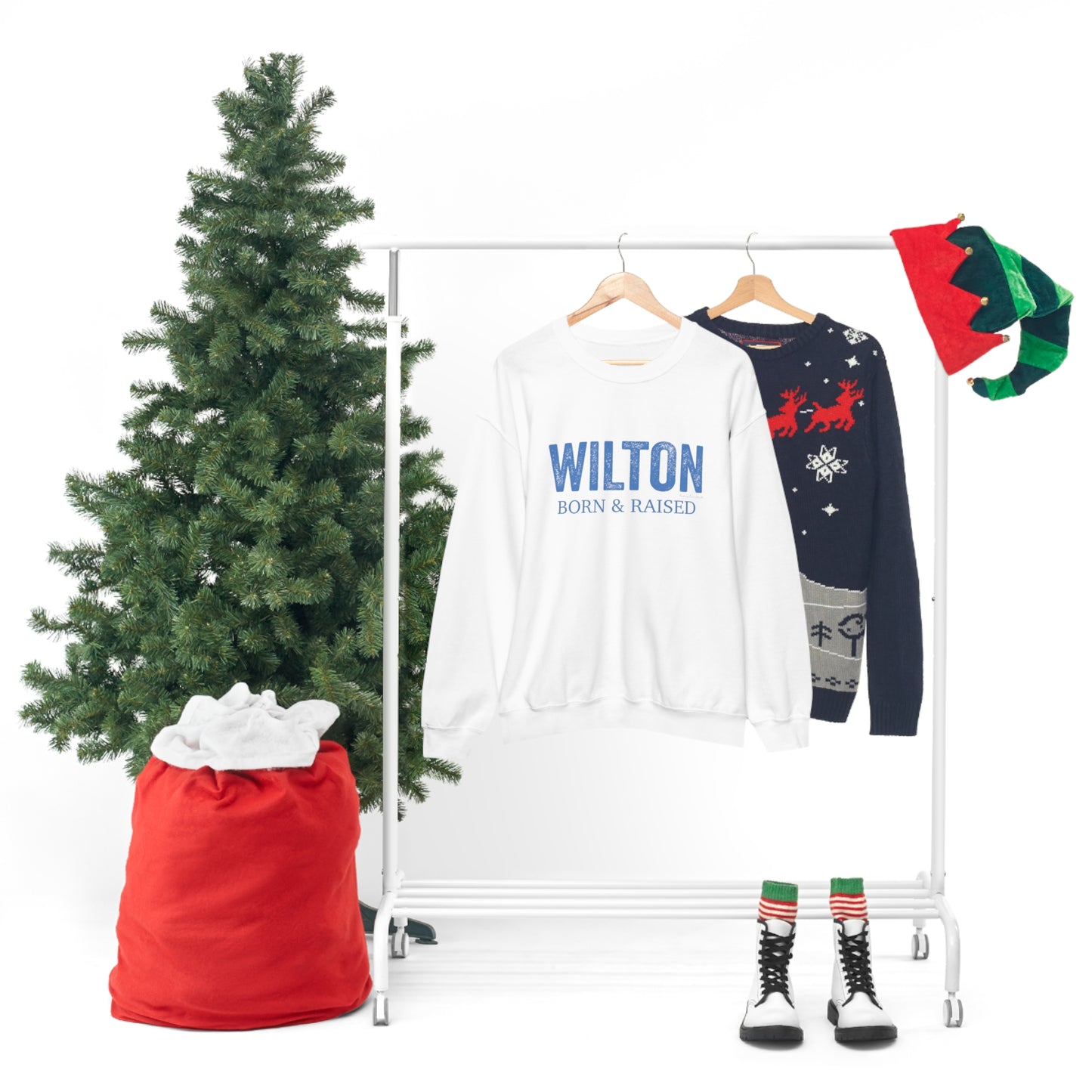 Wilton Born & Raised Unisex Heavy Blend™ Crewneck Sweatshirt