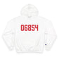 06854 Norwalk Connecticut Zip Code Champion Hoodie Sweatshirt