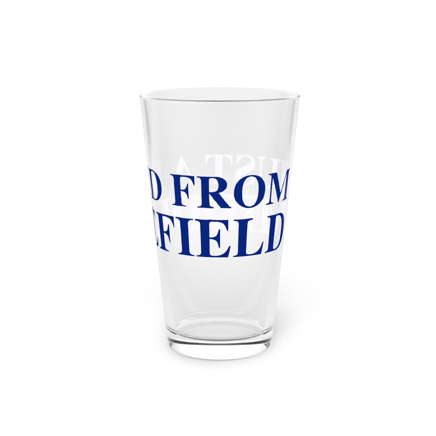 Just a kid from Middlefield Pint Glass, 16oz