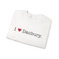 I Heart Danbury. Unisex Heavy Blend™ Crewneck Sweatshirt
