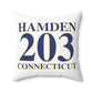 Hamden 203 Connecticut Polyester Square Pillow