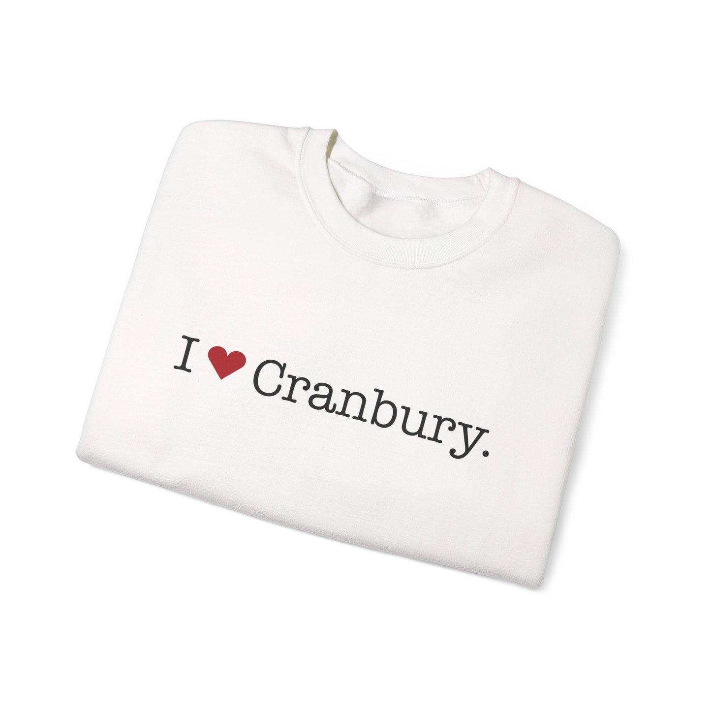 I Heart Cranbury. Unisex Heavy Blend™ Crewneck Sweatshirt