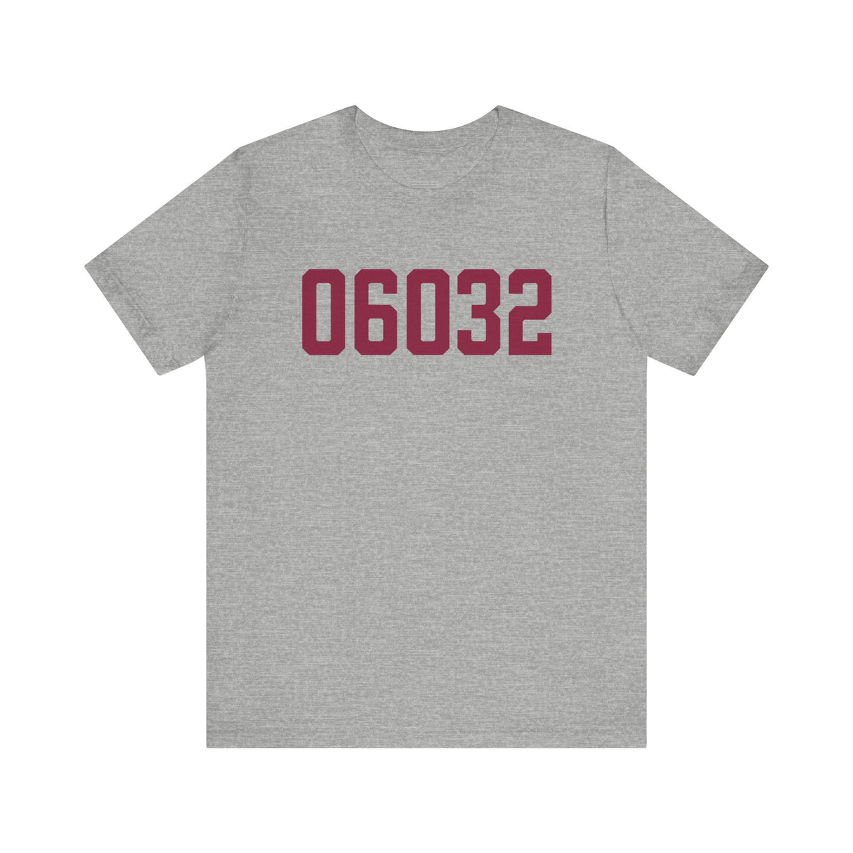 06032 Farmington Connecticut Zip Code Unisex Jersey Short Sleeve T-Shirt
