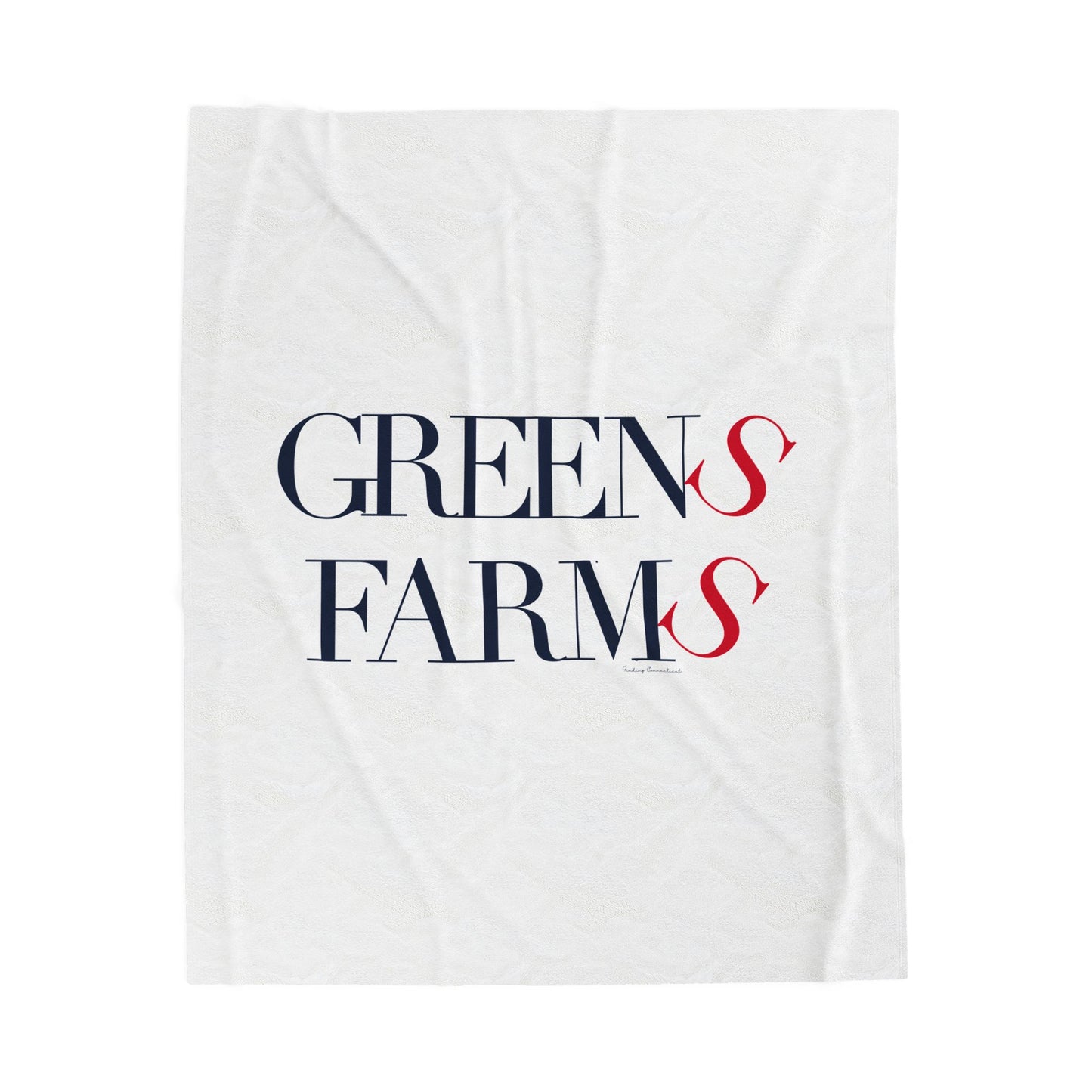 41 Tilt Greens Farms Velveteen Plush Blanket