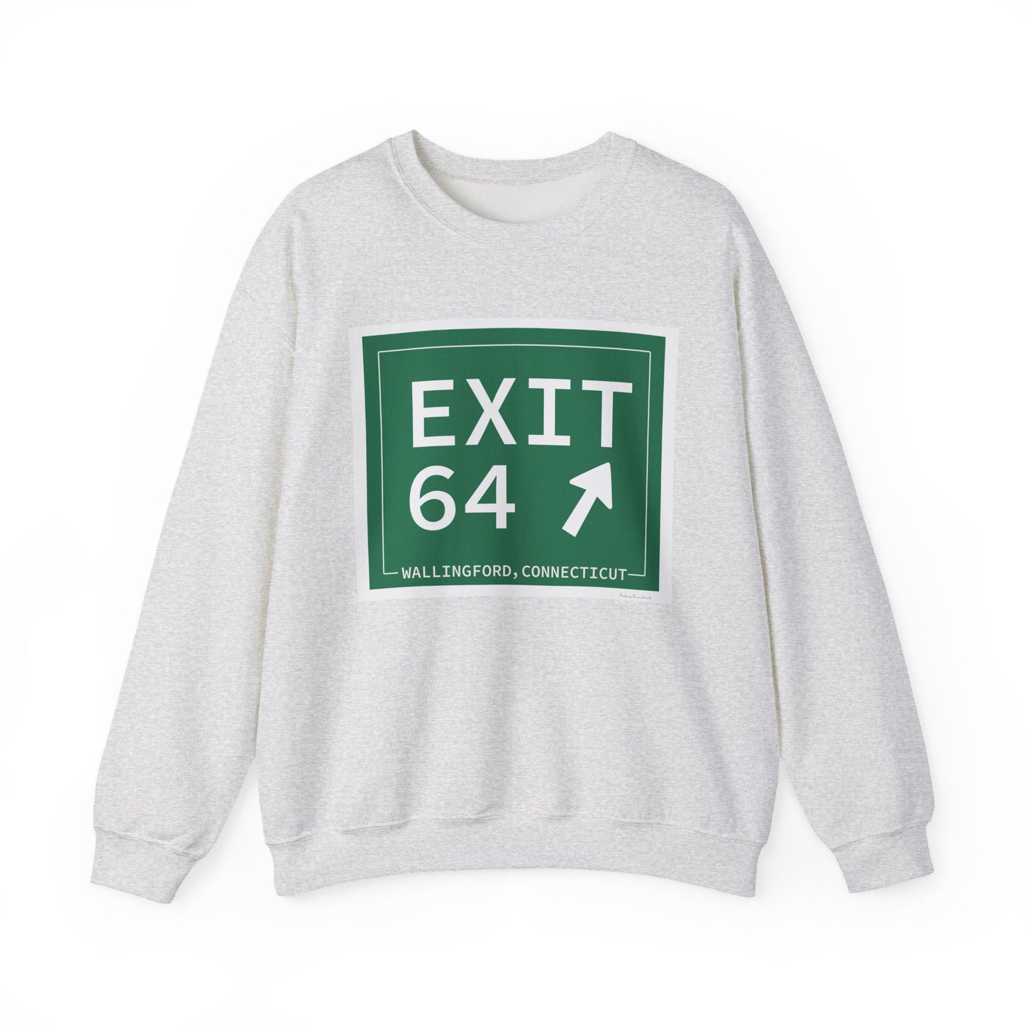 Vintage Exit 64 WCP Sign Unisex Heavy Blend™ Crewneck Sweatshirt