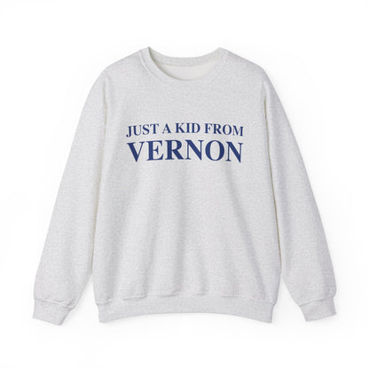 Just a kid from Vernon Unisex Heavy Blend™ Crewneck Sweatshirt