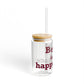 Bethel Is My Happy Place  Sipper Glass, 16oz