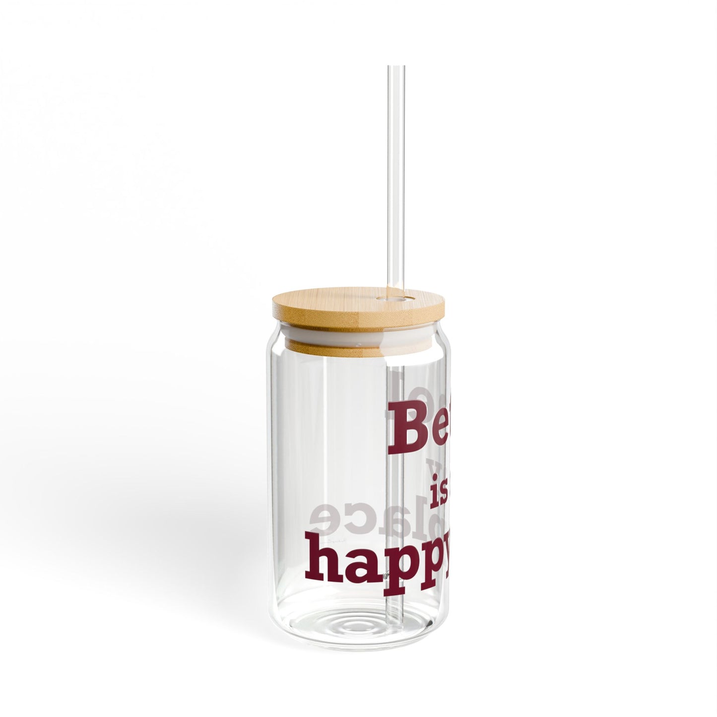Bethel Is My Happy Place  Sipper Glass, 16oz