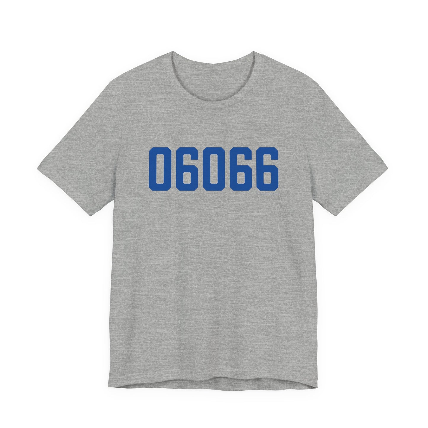 06066 Vernon Connecticut Zip Code Unisex Jersey Short Sleeve T-Shirt