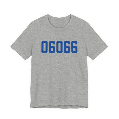 06066 Vernon Connecticut Zip Code Unisex Jersey Short Sleeve T-Shirt