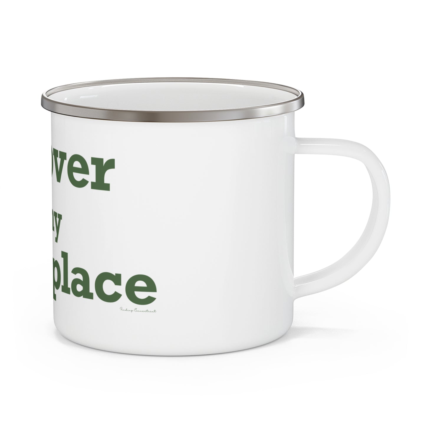Andover is My Happy Place Enamel Camping Mug