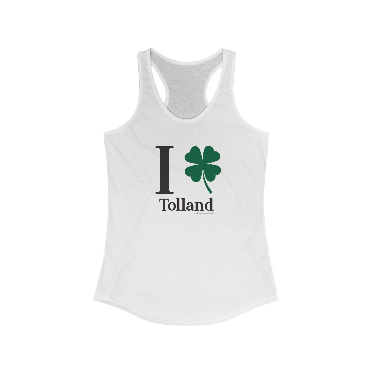 I Clover Tolland Women's Ideal Racerback Tank Top