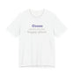 Goose Shows Are My Happy Place - Gray & Purple Unisex Jersey Short Sleeve T-Shirt