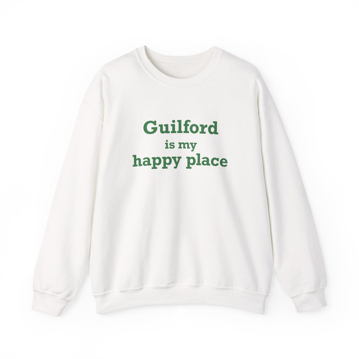Guilford is My Happy Place Unisex Heavy Blend™ Crewneck Sweatshirt