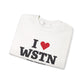 I Heart WSTN Unisex Heavy Blend™ Crewneck Sweatshirt