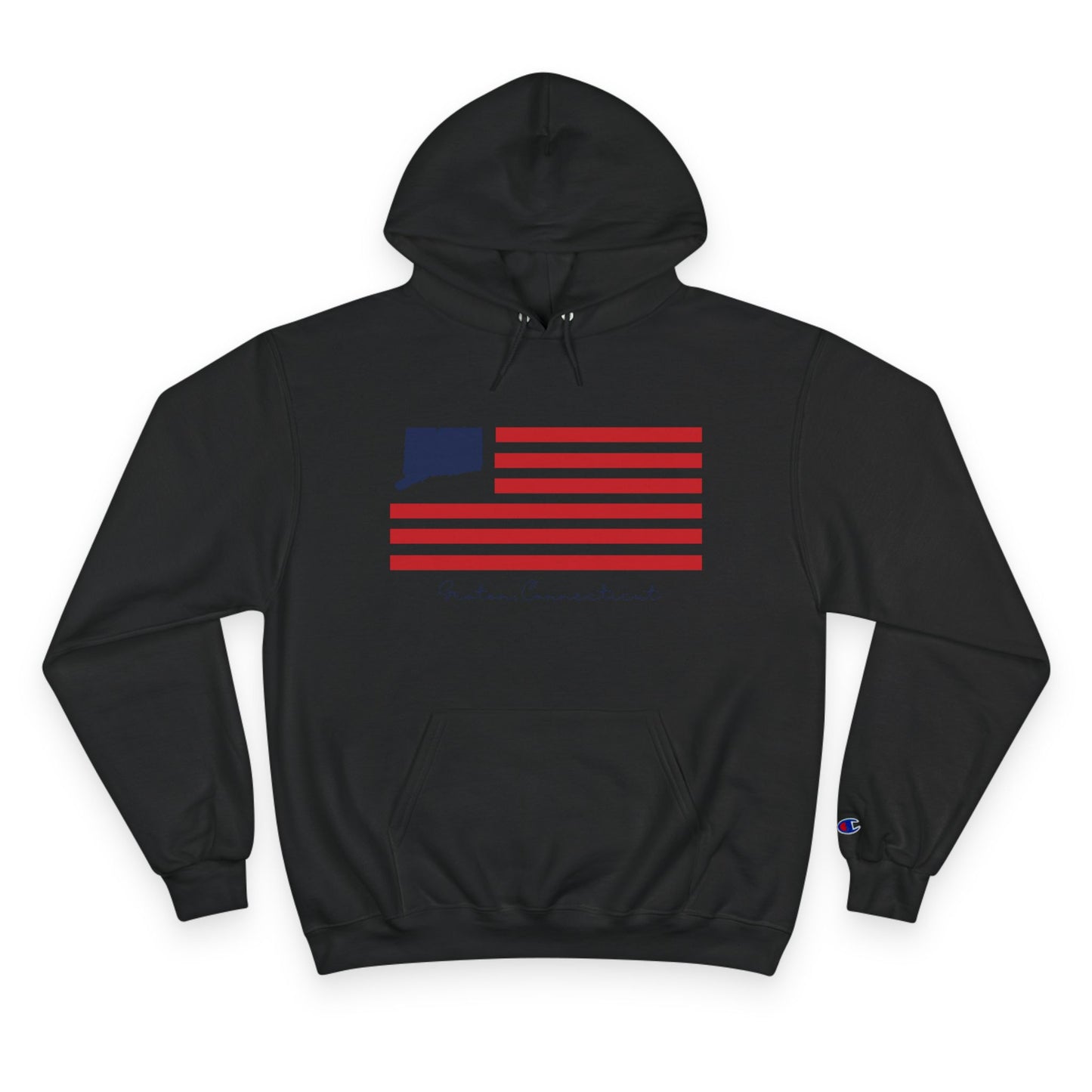 Groton Connecticut Flag Champion Hoodie