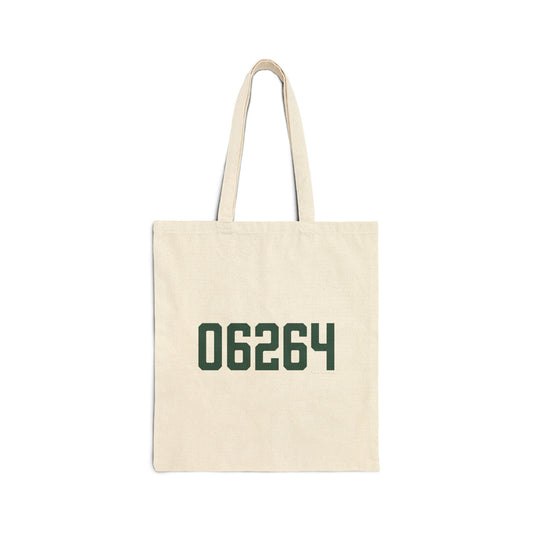06264 Scotland Connecticut Zip Code Cotton Canvas Tote Bag