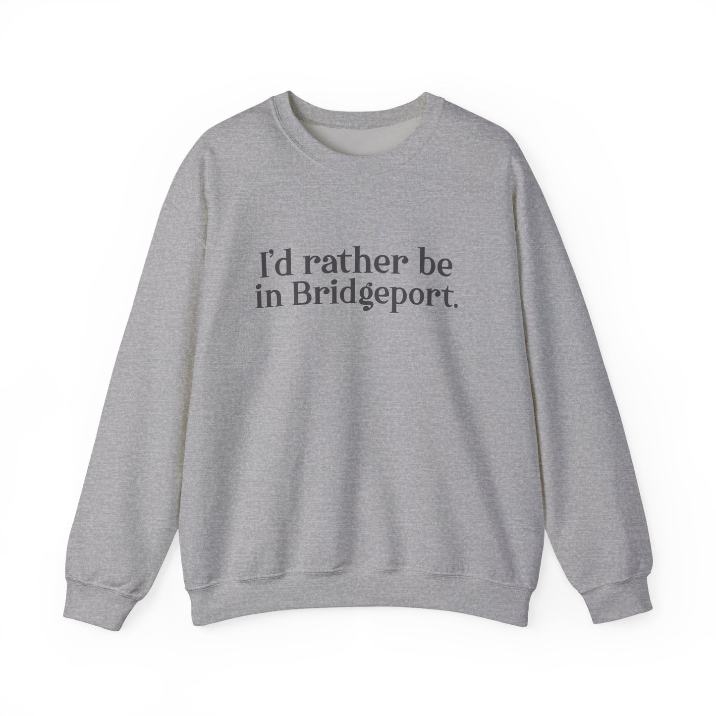 I’d rather be in Bridgeport Unisex Heavy Blend™ Crewneck Sweatshirt