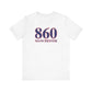 860 Manchester Red White & Blue Unisex Jersey Short Sleeve T-Shirt
