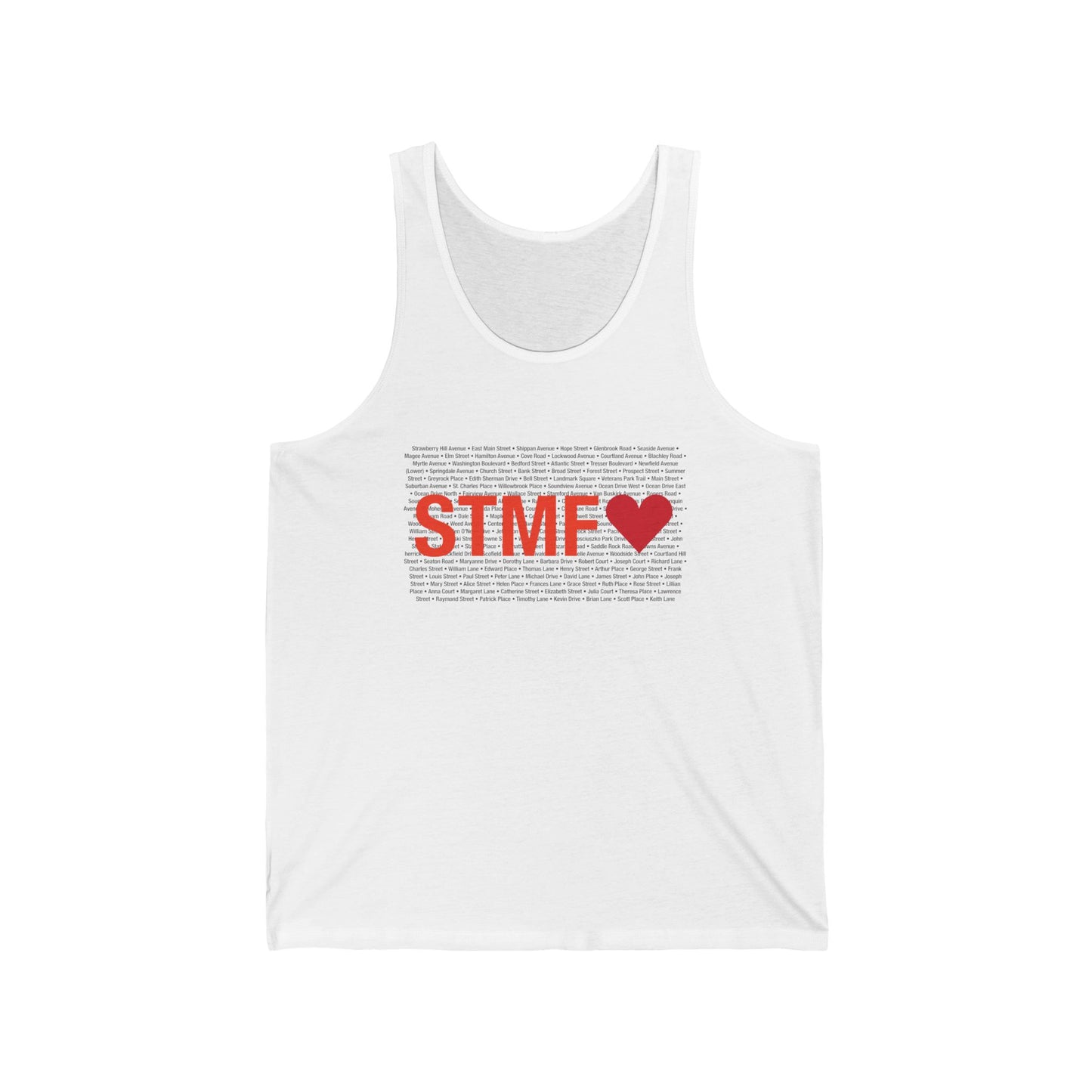 Stamford Love Unisex Jersey Tank Top