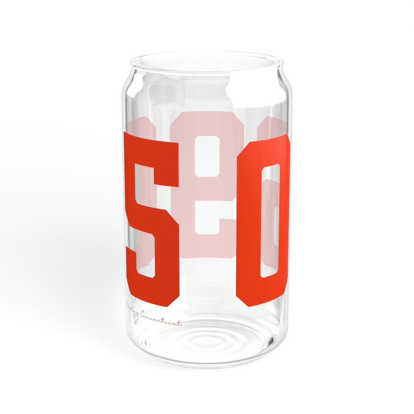 06905 Stamford Connecticut Zip Code Sipper Glass, 16oz