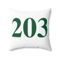 203 Spun Polyester Square Pillow Lucky Green – St. Patrick’s Day