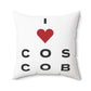Cos Cob Vision Spun Polyester Square Pillow