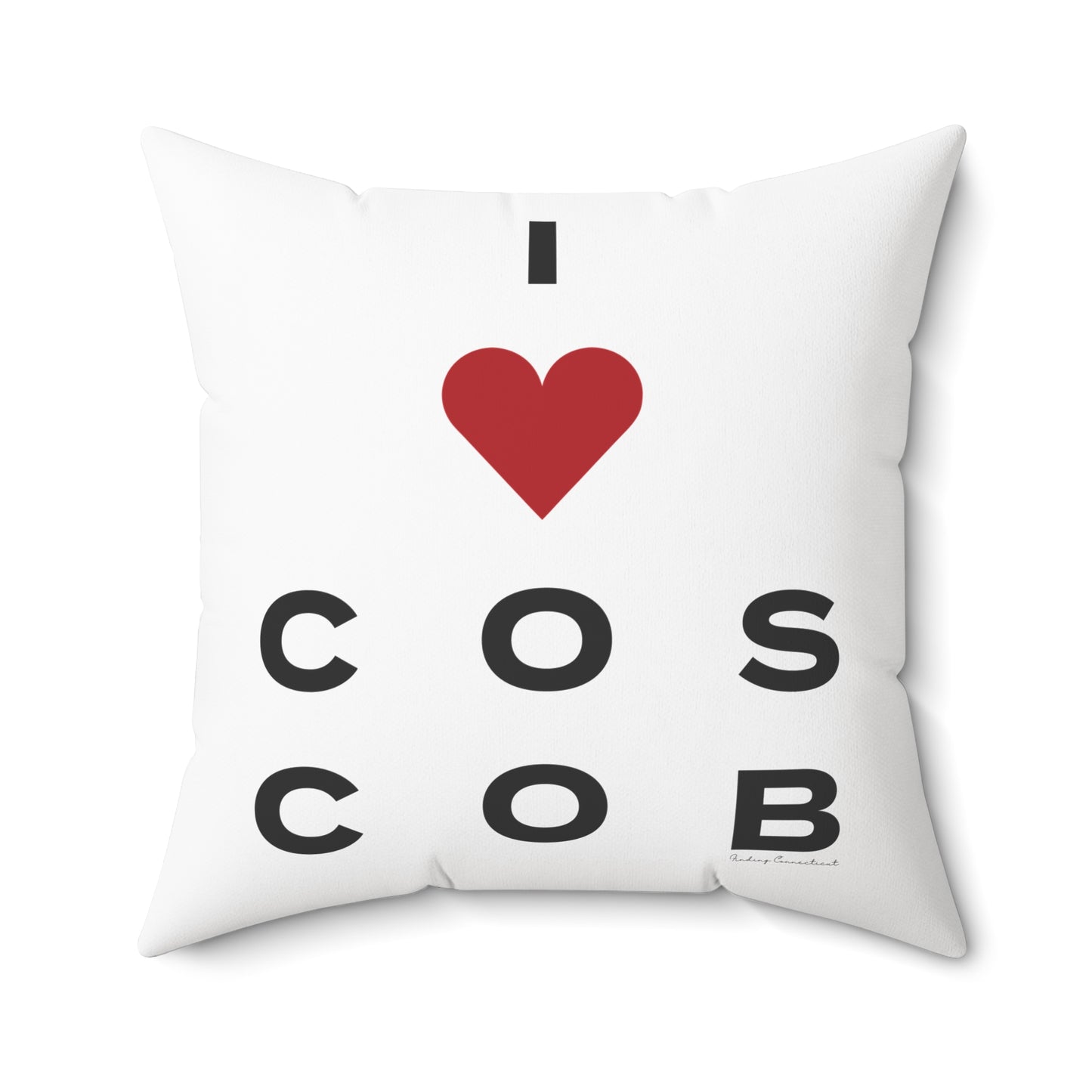 Cos Cob Vision Spun Polyester Square Pillow