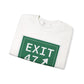Vintage Exit 47 Merritt Parkway Sign Unisex Heavy Blend™ Crewneck Sweatshirt
