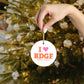I Heart RDGF Glass Ornaments