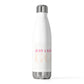 Just a kid listening to Goose - Peach & Pink 20oz Insulated Bottle