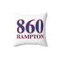860 Hampton Red, White & Blue Spun Polyester Square Pillow