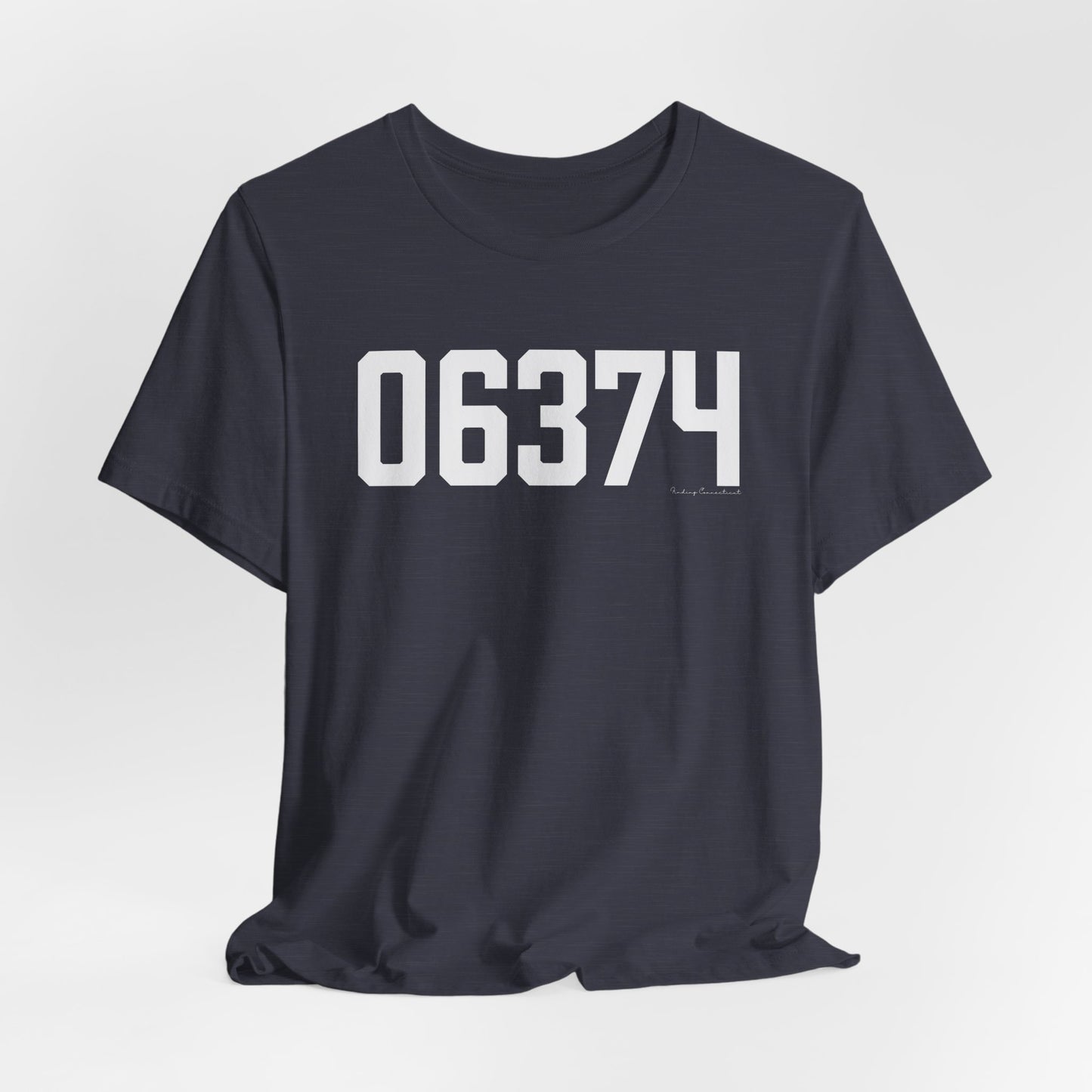 06374 Plainfield CT Zip Code Unisex Jersey Short Sleeve T-Shirt