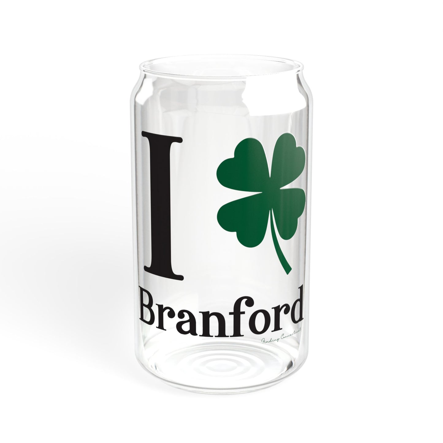 I Clover Branford Sipper Glass, 16oz