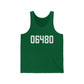 06480 Portland CT Zip Code Unisex Jersey Tank Top