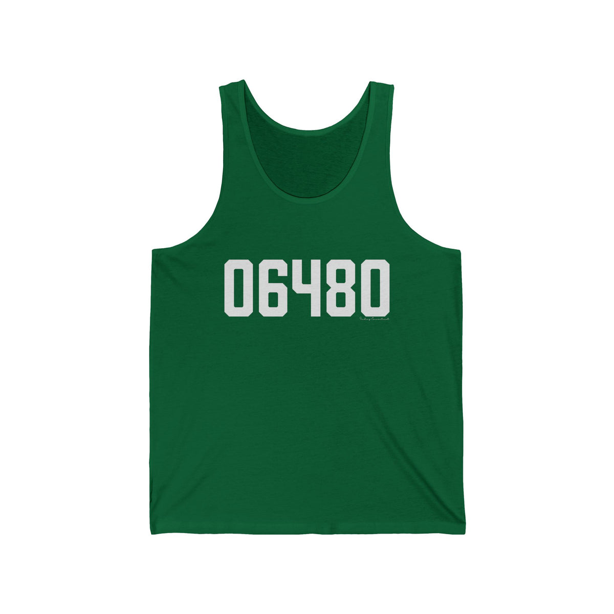 06480 Portland CT Zip Code Unisex Jersey Tank Top