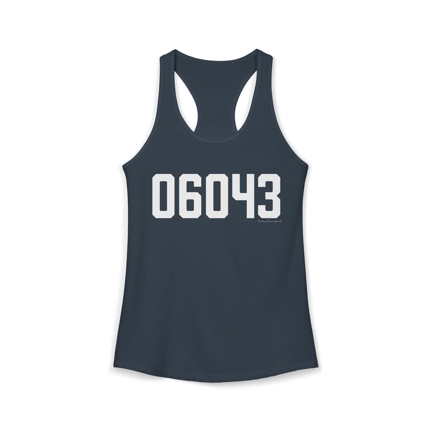 06043 Bolton CT Zip Code Women's Ideal Racerback Tank Top