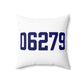 06279 Willington Connecticut Zip Code Spun Polyester Square Pillow