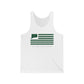 Old Lyme Connecticut St. Patrick’s Day Flag Unisex Jersey Tank Top