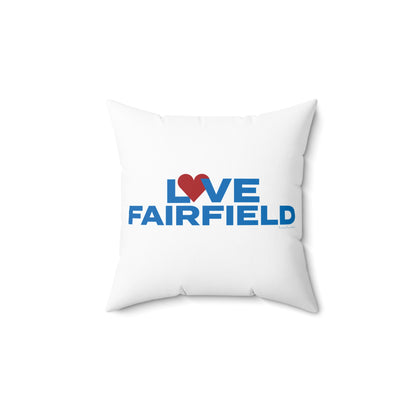 Love Fairfield Spun Polyester Square Pillow