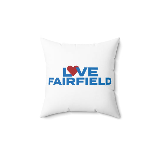 Love Fairfield Spun Polyester Square Pillow