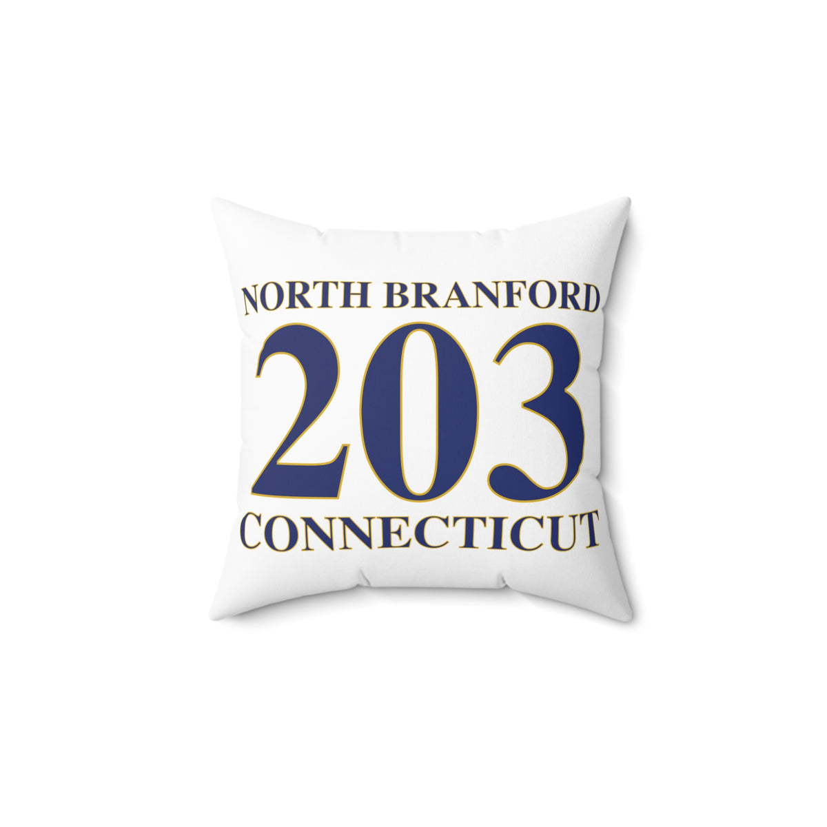 North Branford 203 Connecticut Polyester Square Pillow