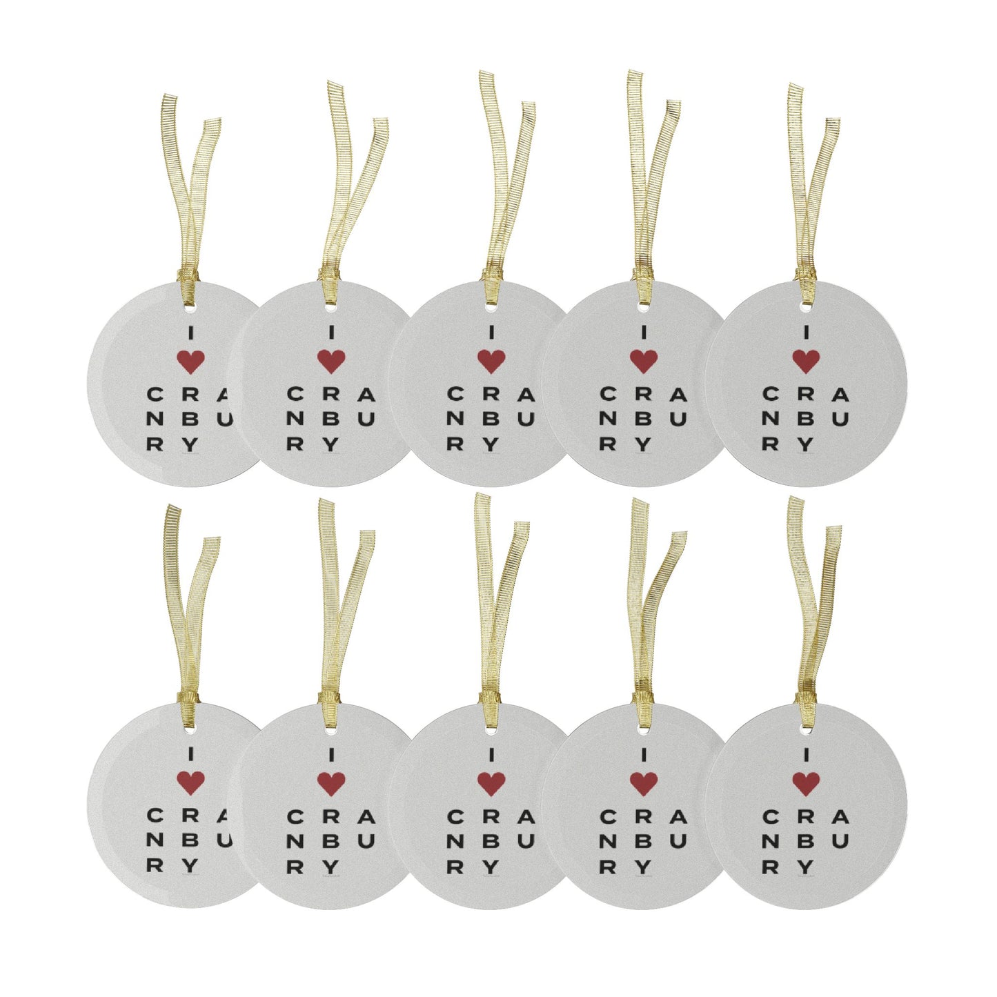 Cranbury Vision Glass Ornaments