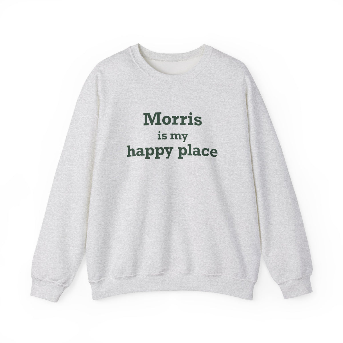 Morris is My Happy Place Unisex Heavy Blend™ Crewneck Sweatshirt